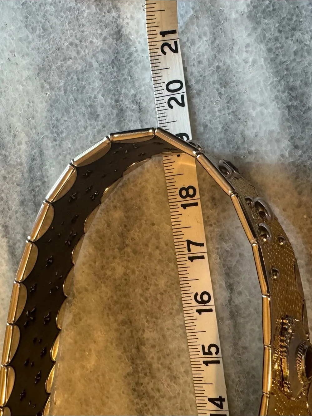 Gold Jeweled Western-Style Women's Belt with Ornate Buckle